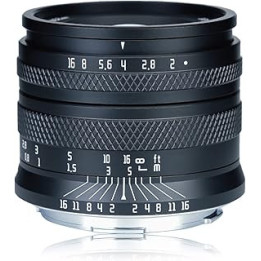 AstrHori 50mm F2.0 Large Aperture Full Frame Manual Portrait Lens Compatible with Panasonic LUMIX Olympus Micro 4/3 Mount