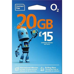 O2 24GTRICN Pay As You Go 3-in-1 SIM card