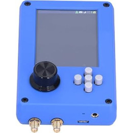 SDR Radio Receiver PortaPack Kit 1MHz-6GHz Full Featured Software Transceiver, 3 Antennas, USB Cable (Blue)