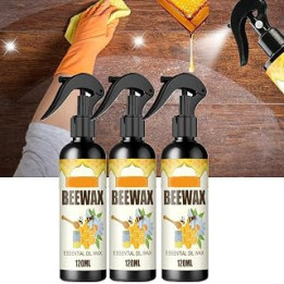 120ML Natural Micro-Molecularized Beeswax Spray, Beeswax Spray Cleaner, Beeswax Spray Furniture Polish And Cleaner, Furniture