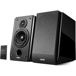 Edifier R1850DB Active Bookshelf Studio Speakers with Bluetooth - Matt Black