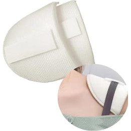 1 Pair Soft Foam Padded Self Adhesive Shoulder Pad Soft Covered Sewing Foam Pads Sewing Accessories for Blazer Clothes Craft DIY
