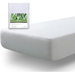 Tural – Waterproof & Breathable Aloe Vera terry mattress protector | 100% Terry cotton | Double Size 135x200cm
