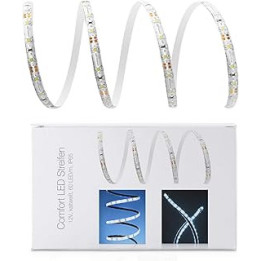 11 Meter Cool White LED Strips 60 LED/m IP65 with Connector for Barrel Jack DC Connector