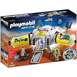 Playmobil 9487 Space Mars Mission Station with Functioning Double Laser Shooter, space experience for little space explorers,