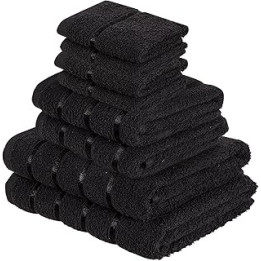 A2Z 8 pc Boston Egyptian Towels Bale Set 100% Egyptian Cotton Super Soft Absorbent 500GSM Gift Sets