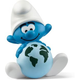 schleich 20844 Sustainability Smurf, From 3 Years The Smurfs - Figurine, 4 X 4 X 5 cm