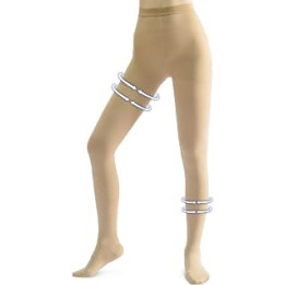 Medical Compression Pantyhose for Women & Men, Opaque Closed Toe 20-30mmHg Graduated Support Tights