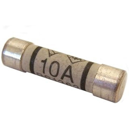 All Trade Direct 5 X 10 Amp Domestic 240V Household Mains Plug Fuse Electrical Cartridge Fuses