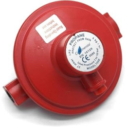 continental products Wall Mountable Inline 37Mbar Propane Gas Regulator 4Kgh