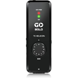 TC Helicon GO SOLO High-Definition Audio/MIDI Interface for Mobile Devices, Compatible with PC and Mac