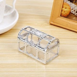 Jewellery Box Organiser Small Travel Plastic Jewelry Storage Case for Rings Earrings Necklace Jewelry Gift Box Girls Women,