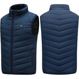 JAXICH Women's Heated Jackets Heated Gillet Athletic Undershirt Women Vest Heating Vest Vest Piece Cotton 2 Male Usb Female