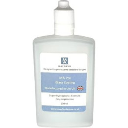 Mayfield Glass Coating – 100ml - Windscreen, Car, Hydrophobic, Glass, Plastic, Safety, Rain, Beading