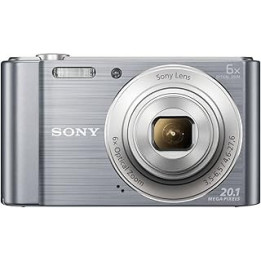 Sony DSC-W810 Camera Silver 20.1MP, 6x Zoom 2.7LCD