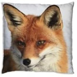 Bibania LARGE FOX FACE CUSHION 45cm X 45cm STUNNING DESIGN