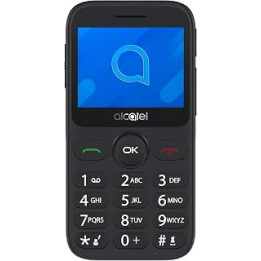 Alcatel 2020X Screen 2.4" Mobile Phone Easy Use, Large Keys, for Elderly People, Charger Dock, Camera, Bluetooth, Flashlight,