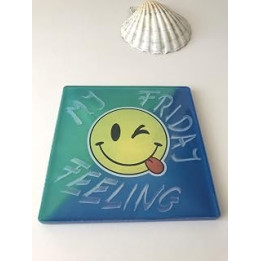 Trivet Heaven My Friday Feeling Square Trivet