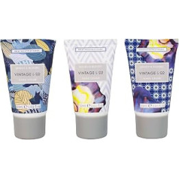Vintage & Co Beauty Braids & Blooms Hand Cream Trio Gift Set | Enriched With Shea Butter | Cruelty Free & Vegan Friendly |
