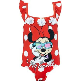 Girls Minnie Mouse Swimsuit