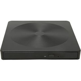 Aeun CD DVD ROM Burner Drive, Plug and Play USB 3.0 Type C External DVD Optical Drive for Linux Laptop (Type C)
