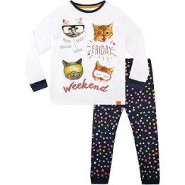 Girls Pyjamas White Age