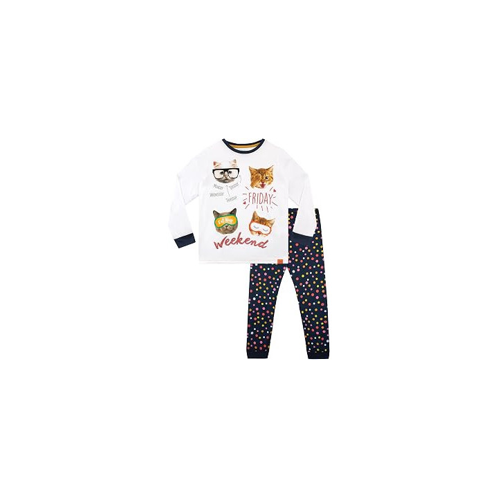 Girls Pyjamas White Age
