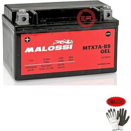 COMPATIBLE WITH BAOTIAN BT49QT-7A1/B1 4T R10/12 50 from 0000 to 0000 BATTERY ALREADY FOR USE IN GEL MALOSSI MTX7A-BS ACTIVE