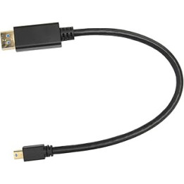Gedourain Mini DP To DisplayPort 8K Cable, 2K 165Hz Bi Directional Transmission 32.4Gbps 30cm Length 4K 144HZ Mini DP To DP