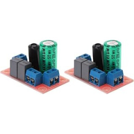 Fasizi 2pcs Ajustable Treble Bass 2 Way Audio Frequency Divider Speaker Crossover Filters