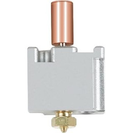 APAAZO Original FLSUN V400 Hotend Aluminum Block Throat V6 Module Extruder 3D Printer Parts Brass Nozzle Heat Block Printing
