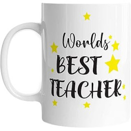 Personalised Mug for the Worlds Best Teacher Perfect for Birthday, Xmas or Thank You Gift Idea