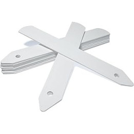 Elixir Gardens 4" (10cm) White Stick in Plastic Plant & Flower Labels | x 500
