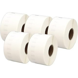 Printing Saver 5X 11356 89 x 41 mm Compatible Name Badge Labels Rolls (300 Labels per Roll) for LabelWriter 310 320 330 4XL 400