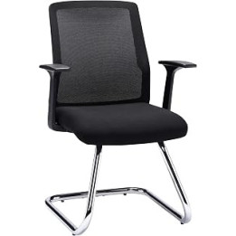 Office Hippo Desk Chair, Ergonomic Office Chair For Home & Office With Breathable Mesh Backrest, Fixed Arms For Comfort &