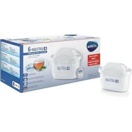 BRITA MAXTRA+PACK6 Pitcher and 6 Water Filters, White