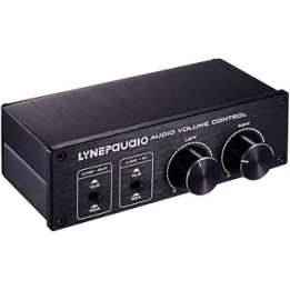HJZ AWDD 2 In and 2 Out Switcher Volume Controller, RCA signal switches to XLR balanced signal and no need for power supply. It