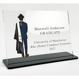 Personalised Graduation Gift, Graduation Gift for Him, Graduation Gift for Friend, Graduation Gift for Son, Grandson,Plaque