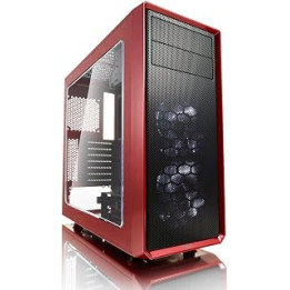 Fractal Design Focus G - Mid Tower Computer Case - ATX - High Airflow - 2x Fractal Design Silent LL Series 120mm White LED Fans