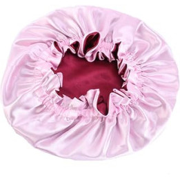 Kids Satin Bonnets Silk Bonnet Night Sleep Cap Toddler Hair Bonnet Dual-layer Reversible Sleeping Hat For Natural Hair Kids