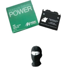COMPATIBLE WITH GAS GAS EC F 4T 450 2012 BATTERY MTZ7S MIDAC(READY SEALED ACTIVATED)12V/6AH BATTERIES FOR MOTORCYCLE SCOOTER