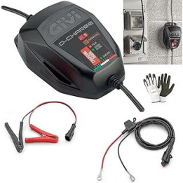 COMPATIBLE WITH MALAGUTI MADISON 3 125 100% AUTOMATIC 8 INTELLIGENT CYCLES BATTERY CHARGER-CHARGE MAINTAINER FOR GIVI S510