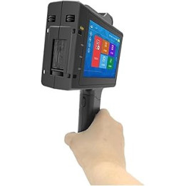 CiQ000 Portable Printer 25.4mm 4.3 Inch Online Printer QR Bar Batch Code Date Number Logo Expiry Date Label Portable Handheld