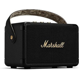 Marshall Kilburn II Bluetooth Portable Waterproof Speaker, Wireless - Black and Brass