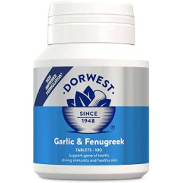 Garlic & Fenugreek Tablets For Dogs And Cats 100 Tablets